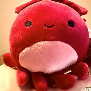 Altman the Red Squid Plush Toy